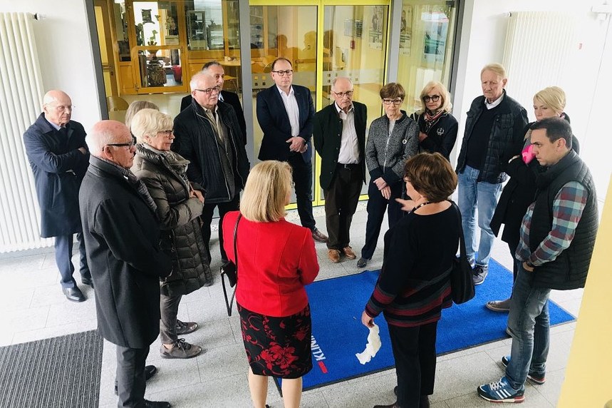 Besichtigung Klinik Foyer