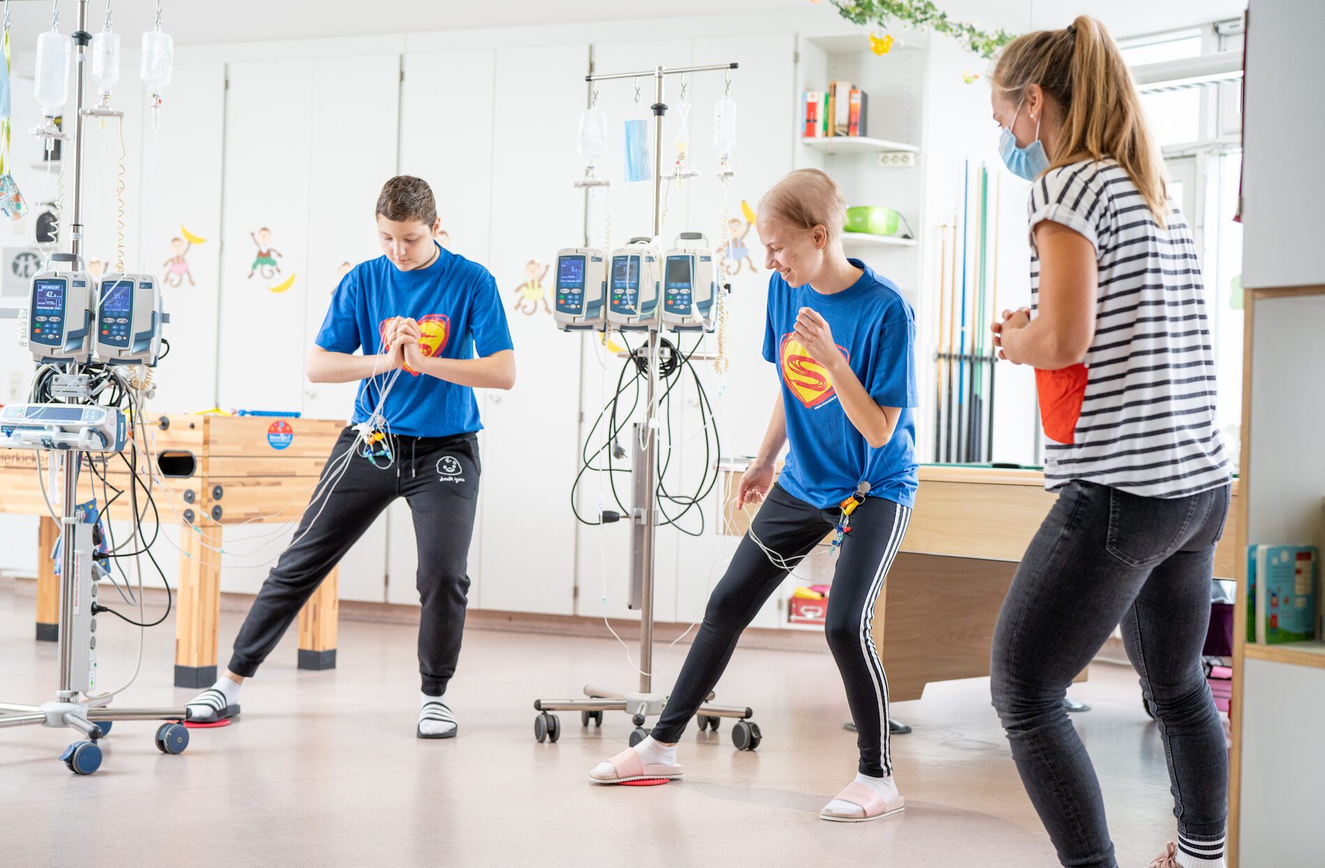 Bild zum Menüpunkt - Sporttherapie für krebskranke Kinder